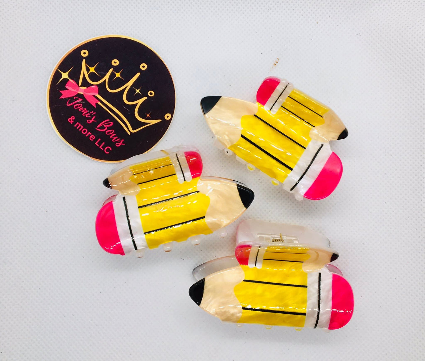 Hair clips escolar làpiz
