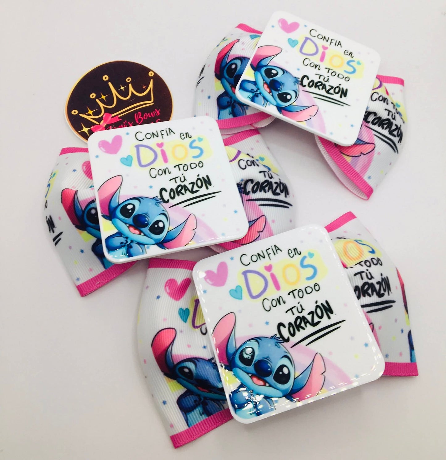 Confia en Dios con todo tu corazon/Stitch/Religioso