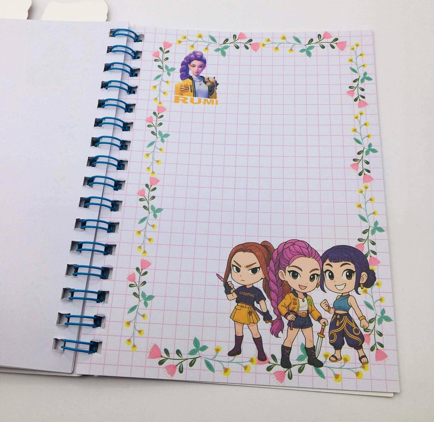 Kpop libreta con stickers