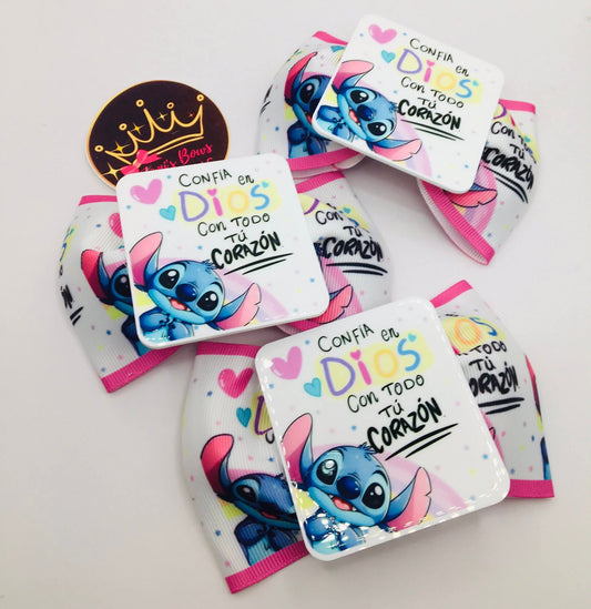 Confia en Dios con todo tu corazon/Stitch/Religioso