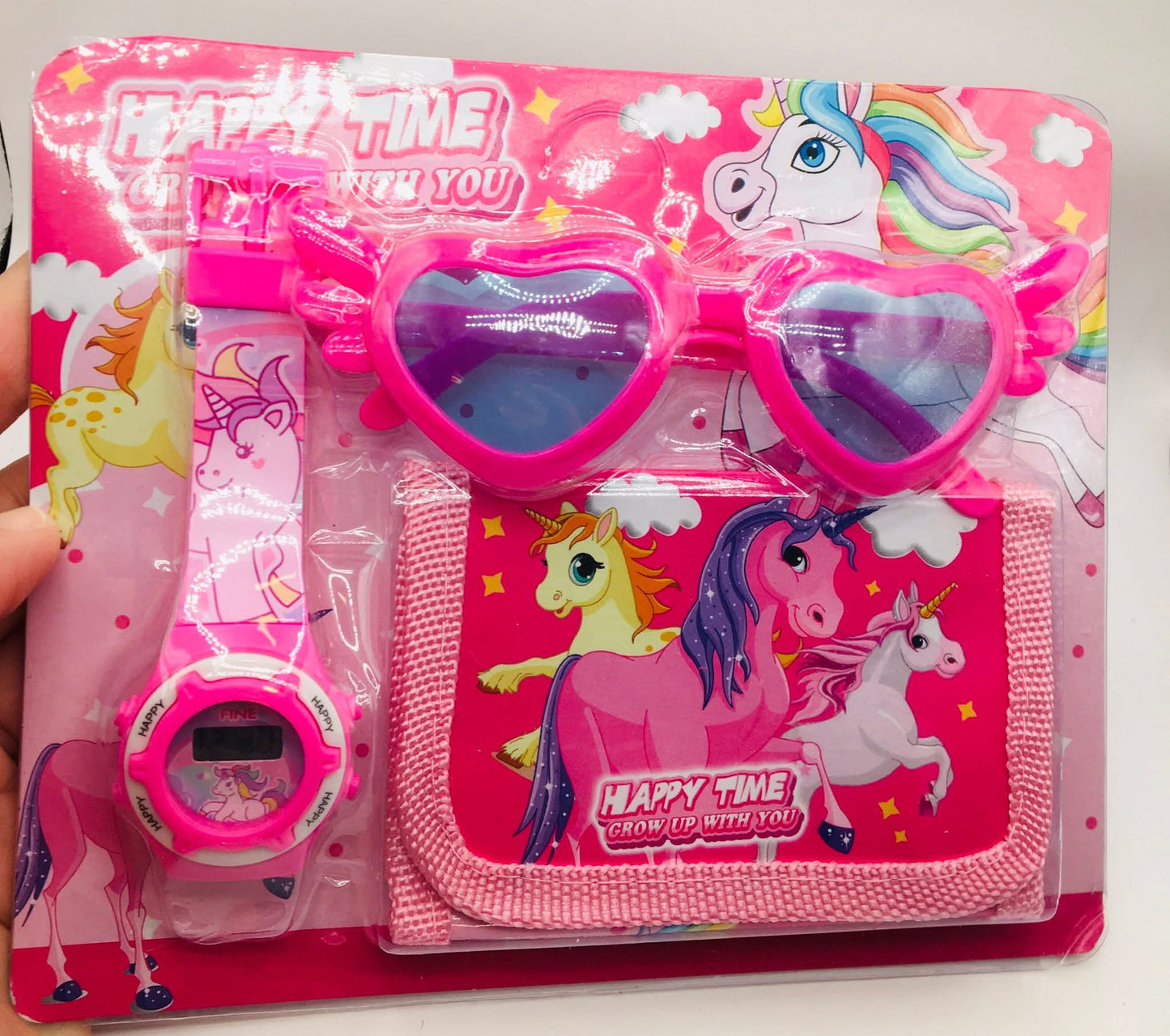 Pony set (Gafas, reloj y billetera)