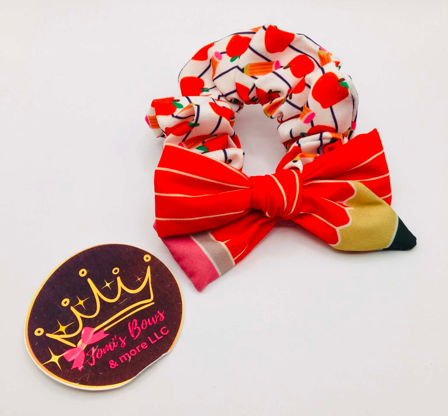 Scrunchies/Làpiz/Escolar red